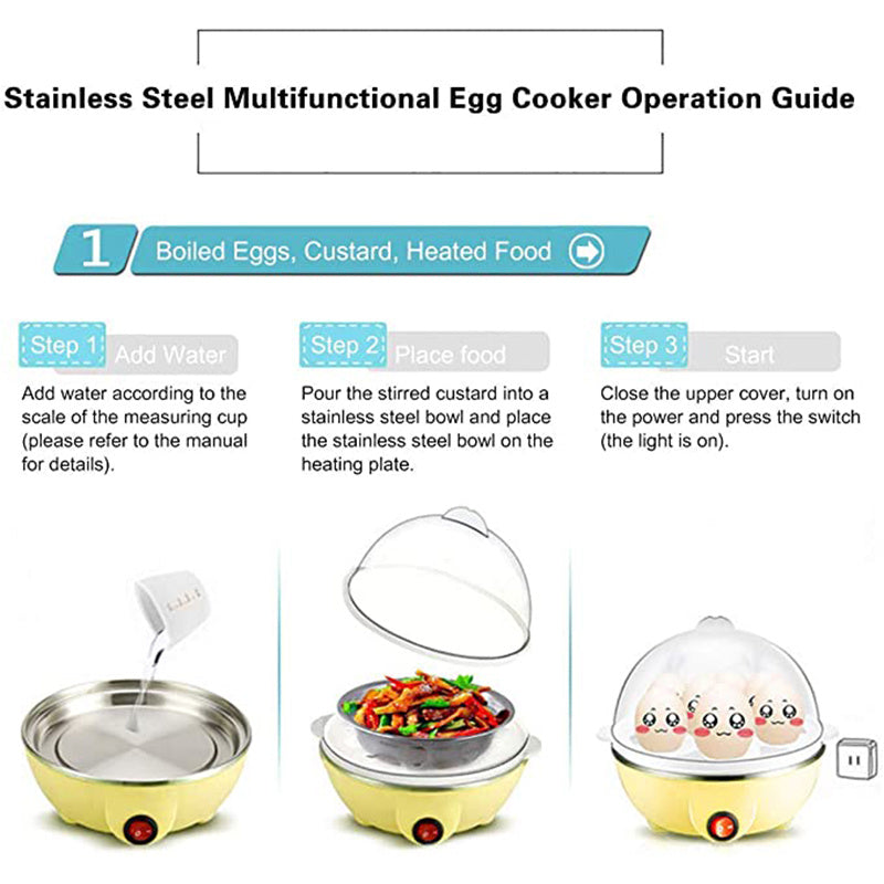 Multifunctional Automatic Power-off Egg Steamer